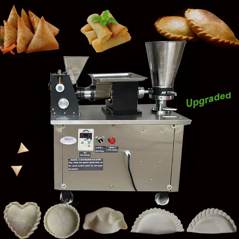 Valparaiso Full Automatic Dumpling Machine Gyoza Empanada Samosa Making Jamaican Patty Machine Meat Pie Samosa Machine