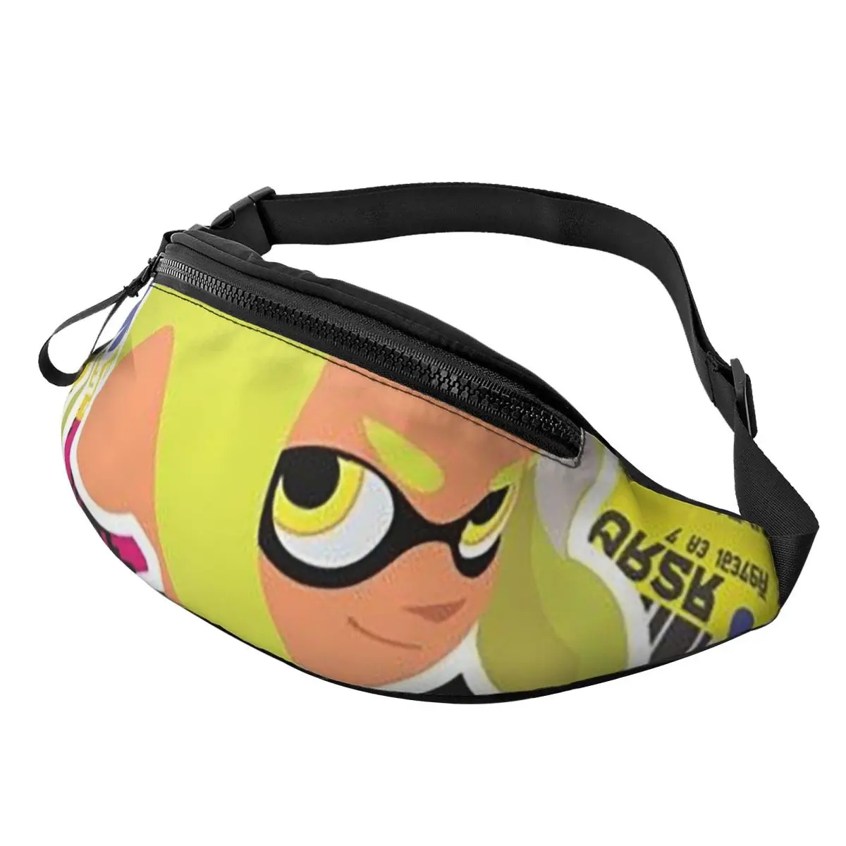 

Cartoon Popular Splatoon Game Waist Bag for Women Men Crossbody Fanny Pack Running Phone Money Pouch