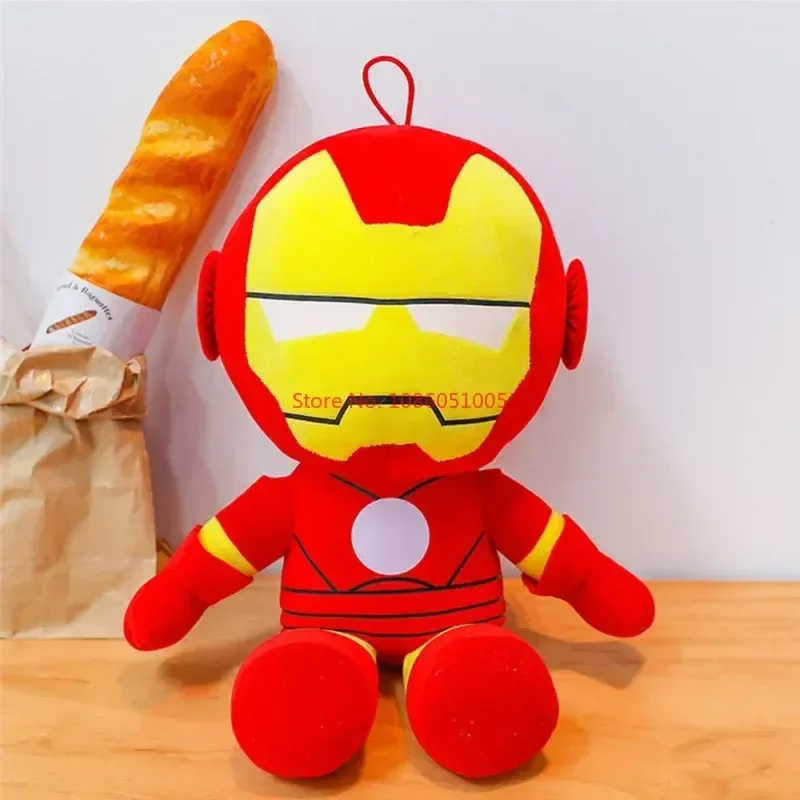 Muñecos de peluche suaves de Los Vengadores de Marvel para niños, Capitán América, Iron Man, Spiderman, Batman, película, regalos de navidad