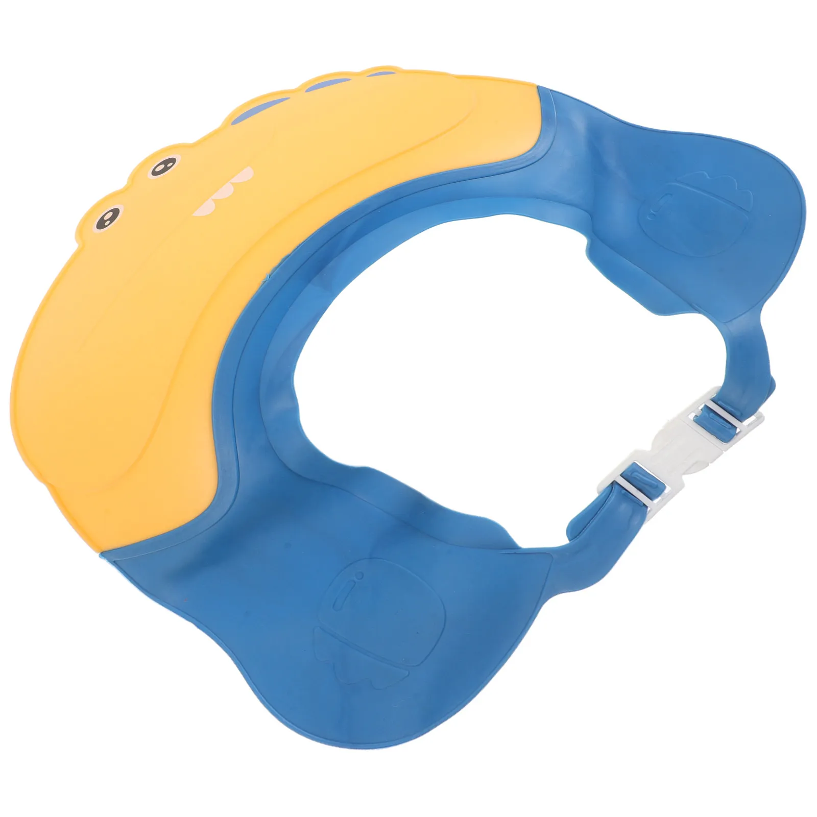 

Childrens Shower Cap Reusable Waterproof Bath Hat with Wide Brim Adjustable Fit for Safe Fun Hair Washing Experience for Kids