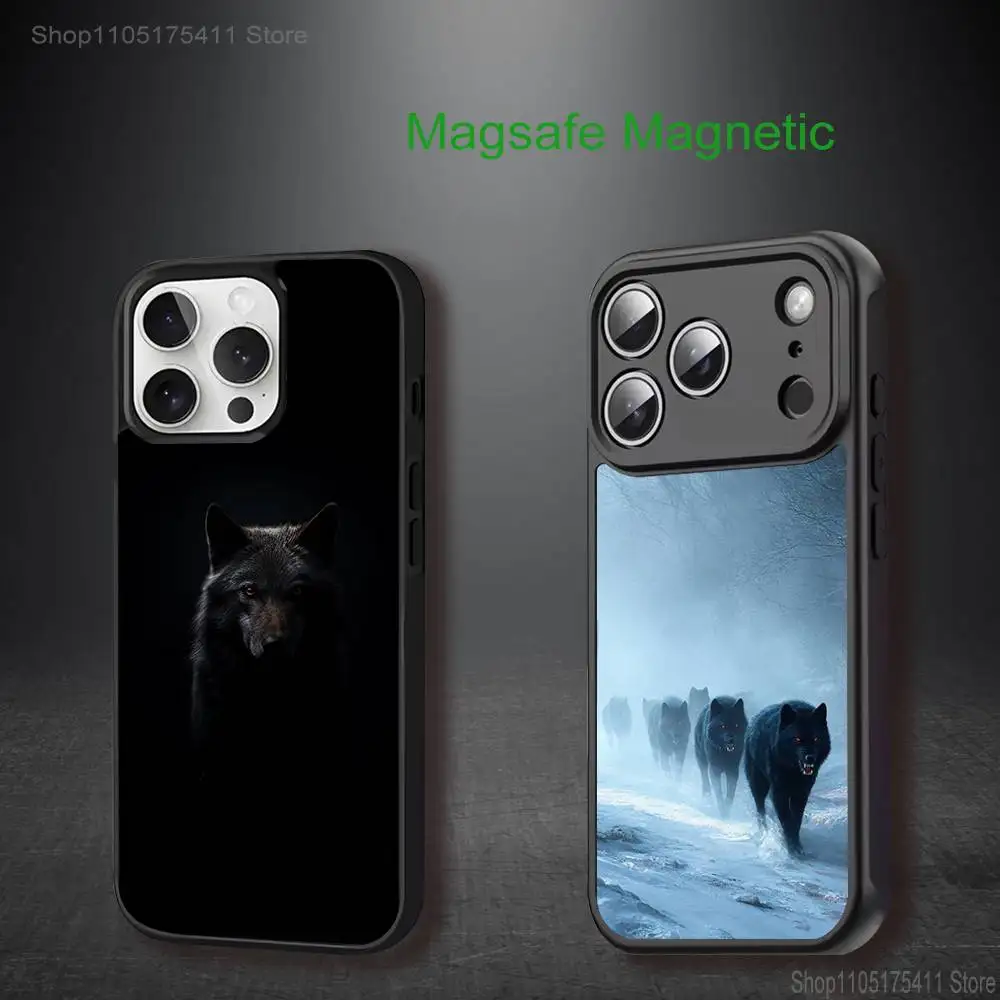 

Alpha Sigma W-Wolf Phone Case For iPhone 17,16,15,14,13,12,11,Pro,Max,Plus,Mini,SE4,E Magnetic Magsafe Wireless Charging