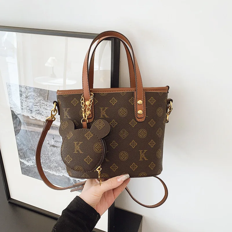 

Винтажная сумка-ведро 2025 года, женская сумка через плечо, сумка через плечо, сумка-слинг «день-ночь», минималистичная сумка с верхней ручкой