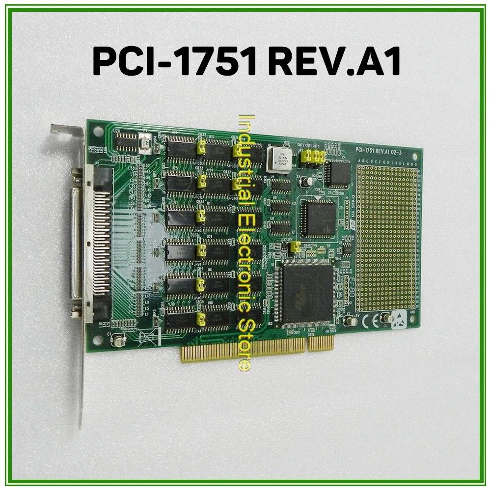 

48-Channel Universal Digital I/O And Counting Card For Advantech PCI-1751 REV.A1