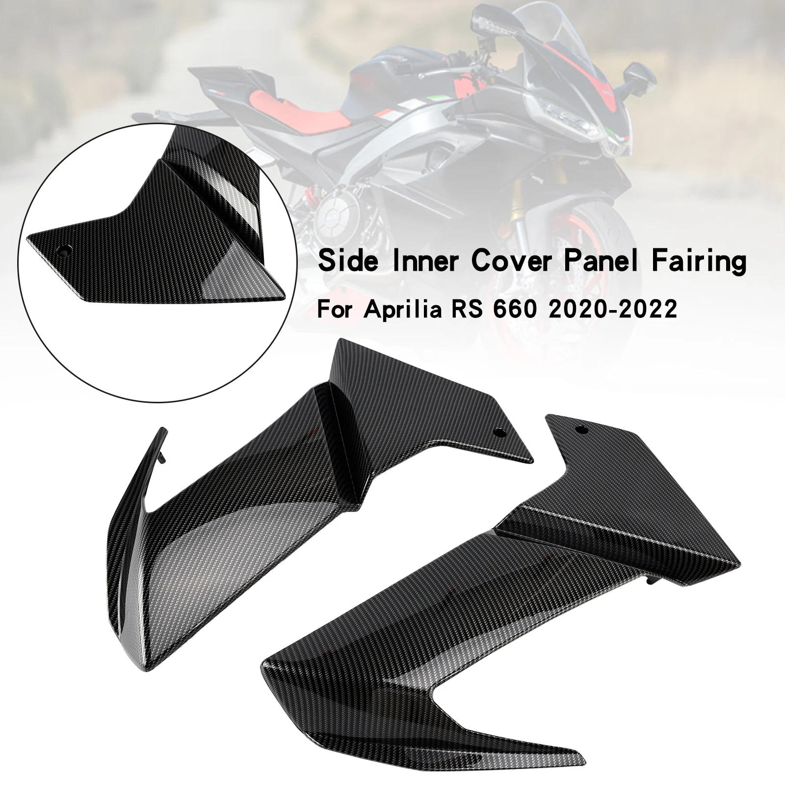 Topteng Carbon side frame Cover Panel Fairing Cowl for Aprilia RS660 RS 660 2020 2021 2022 2023 2024