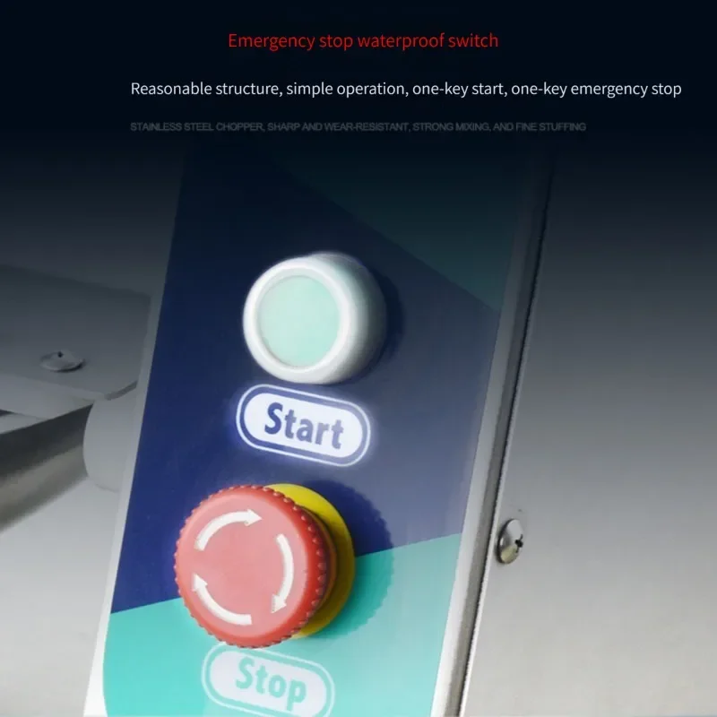 Thực Phẩm Xay Thịt Nhồi Thịt Xay Thịt Bánh Bao Nhồi Rau Và Trái Cây Gừng Hành Tỏi Băm Và Pha Trộn Thiết Bị