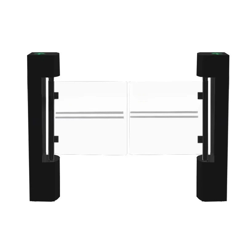 

Anti-tailgating industrial revolving door revolving door mechanism for amusement parks with facial recognition