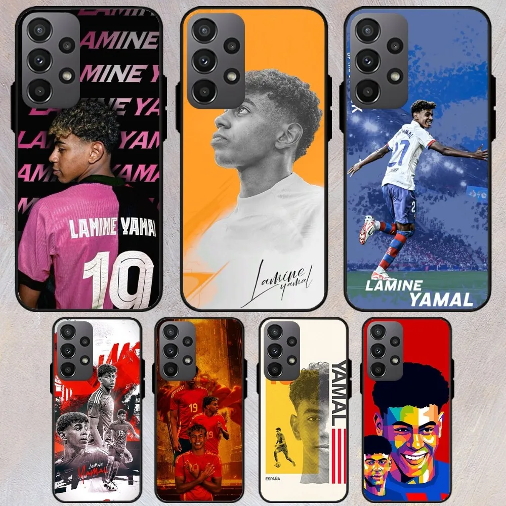 L-Lamine Football Y-Yamal Phone Case For Samsung Galaxy S22 S23 S24 S30 Note 20 10 Plus Lite FE ULTRA Shell