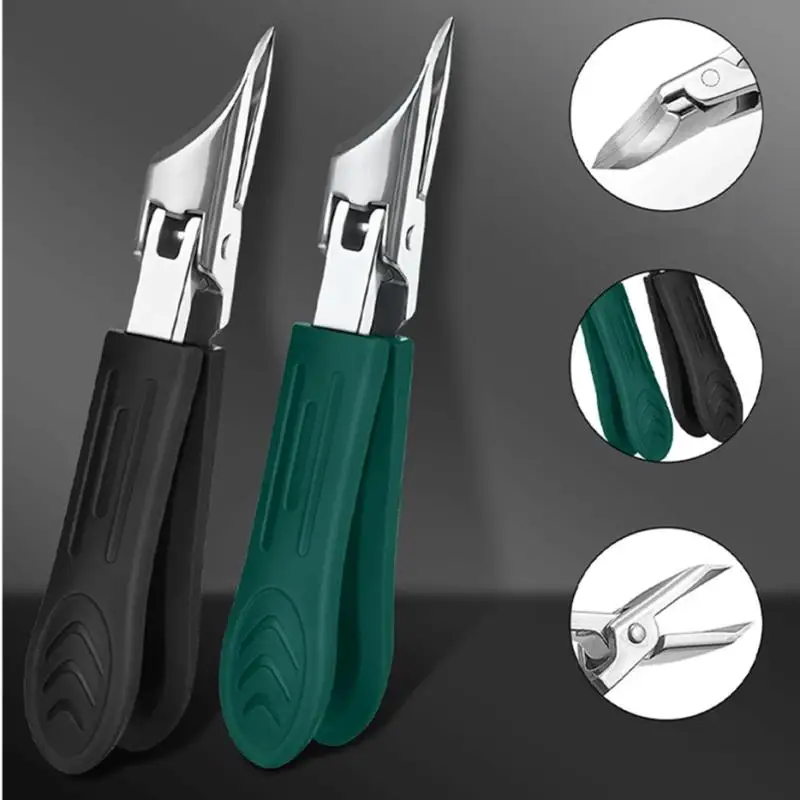 Anti-Spritz-Nagelknipser, groß, dick, hart, spezieller Nagelknipser, scharfe Diagonalzange, Nagelschere, Haushalts-Maniküre-Werkzeuge