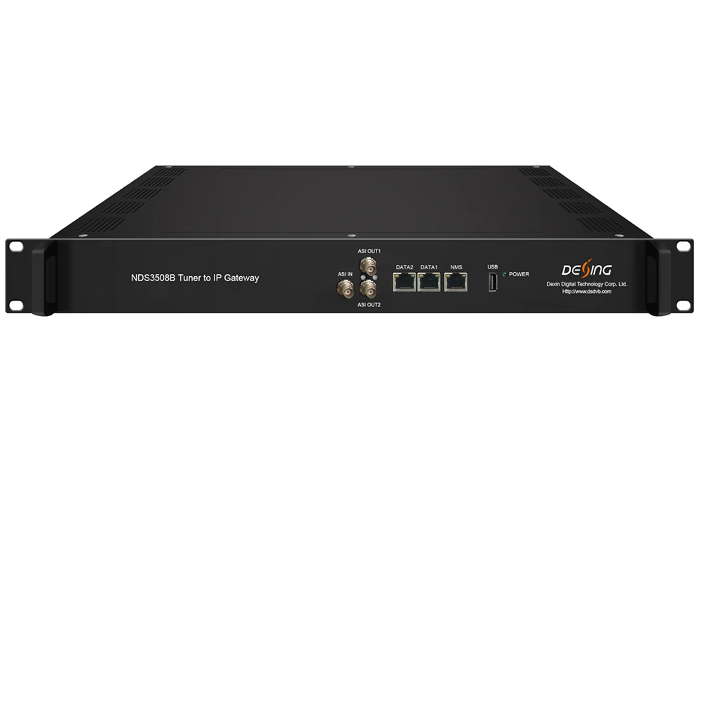 24 Tuner to IP/ASI Gateway RF TO IP DVB-S2 ISDBT ATSC DVB-T2 DVB-C IRD tuner receiver Hotel IPTV TV front-end system