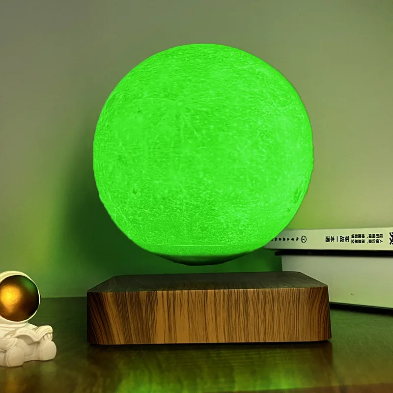 Magnetic Levitation 16-Color Moon Lamp, Home Decor, Romantic Moon Lamp, Rotating Moon Lamp with Remote Control