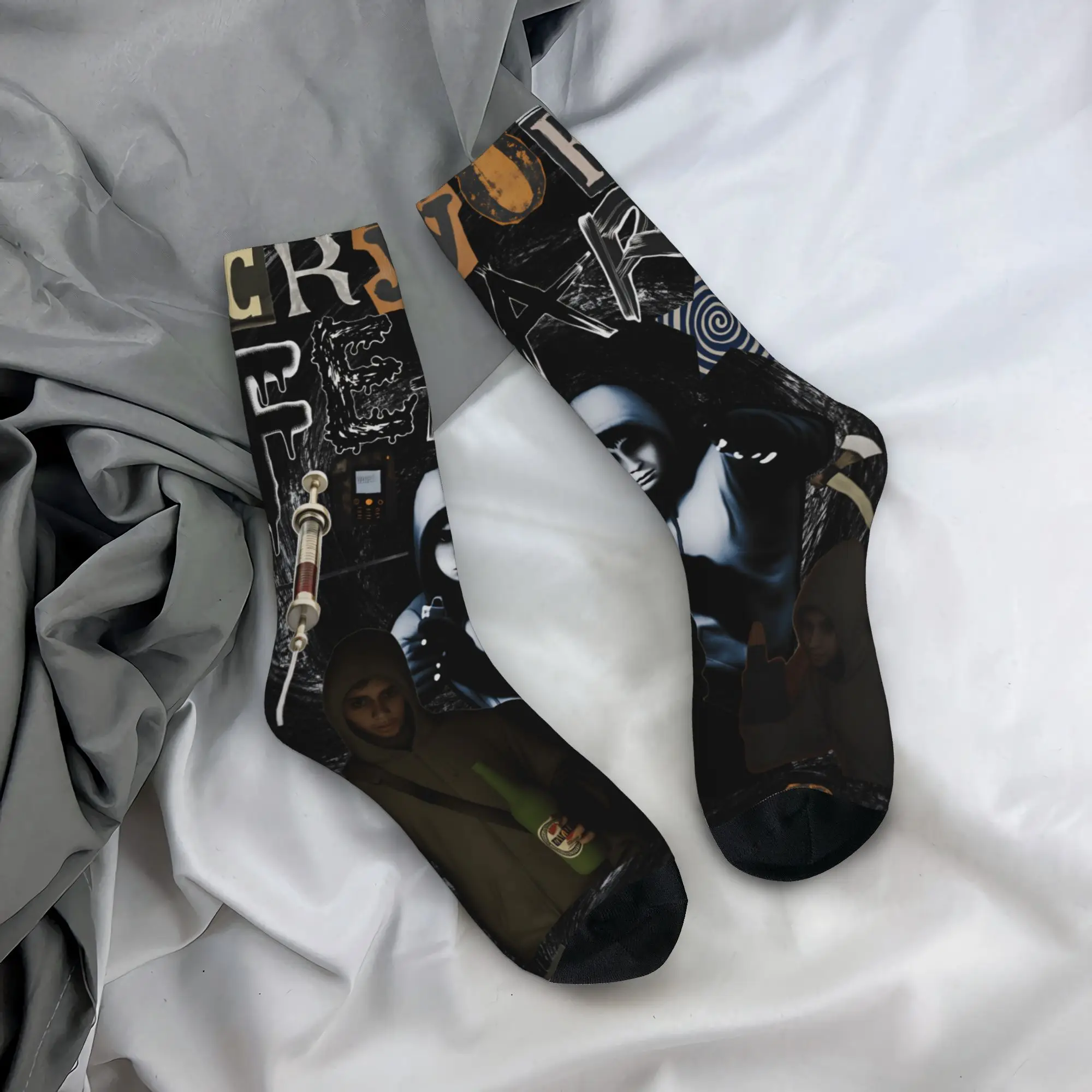 

Game Cry of Fear Socks Non Skid Stockings Women Men Breathable Outdoor Sports Socks Spring Novelty Pattern Socks