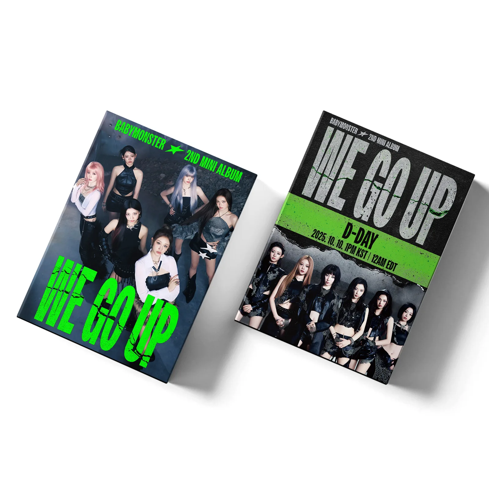 55 قطعة بطاقات لومو BABYMONSTER ألبوم جديد نحن نذهب HD Printd Photocards RUKA AHYEON ASA CHIQUITA PHARITA المشجعين هدية