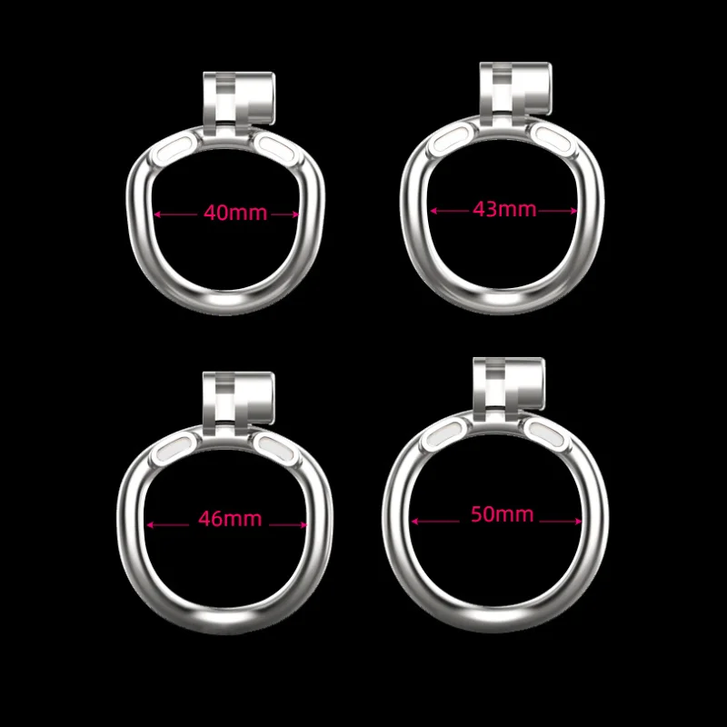 Jaula de castidad de Metal para hombre, Juguetes sexuales discretos, dispositivo de jaula para el pene, anillos para el pene, artículos para