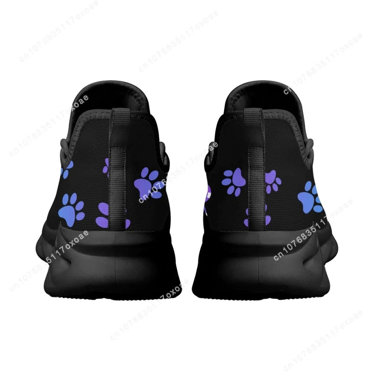 Dog Groomer Design Women Breathable Mesh Sneakers High Quality Black Fashion Gym Casual Platform Sneakers Zapatos