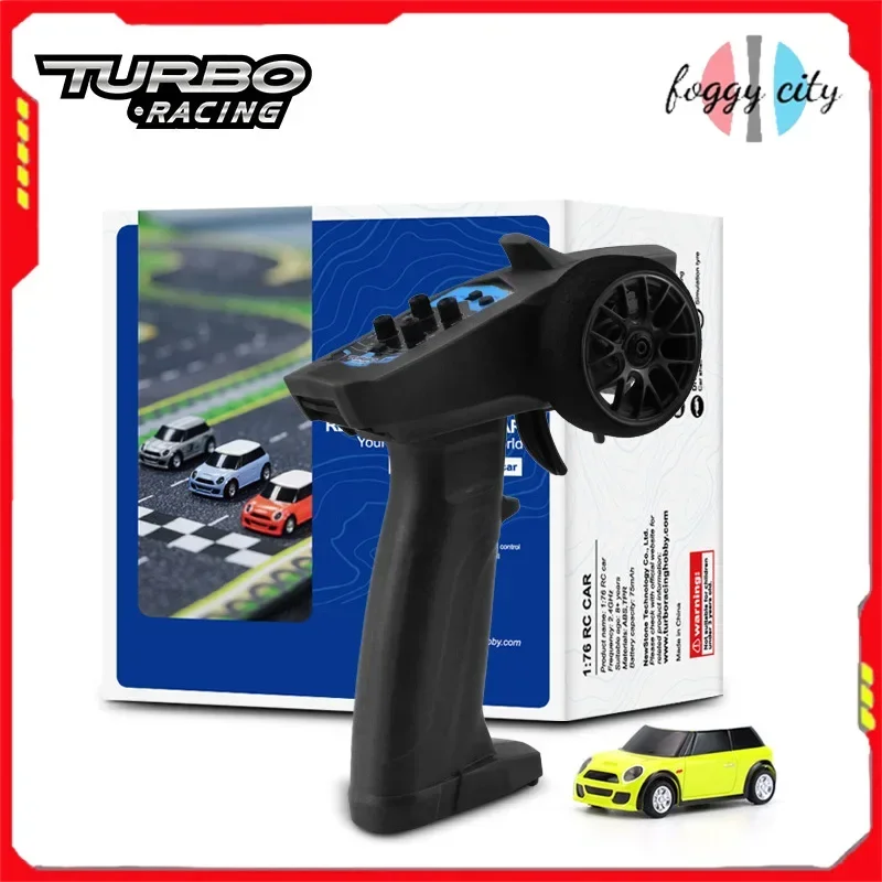 Turbo Racing Full Scale Rc 1:76 Kolorowa obudowa samochodu Mini zdalnie sterowany samochód C10 Zestaw biurowy Redukcja ciśnienia Zabawki rekreacyjne