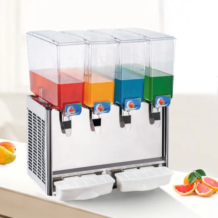 

Suitable for Commercial beverage machine Bocconi stall juicer hot and cold double cylinder three cylinder cold drink hot drink m