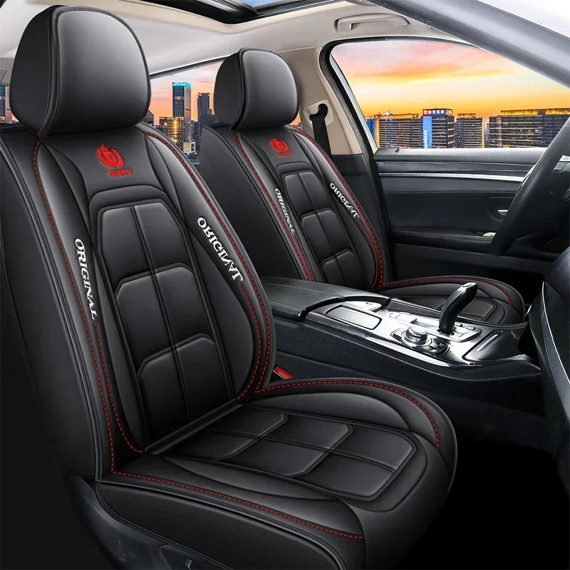 

Full Coverage Universal Pu Leather Car Seat Covers for HYUNDAI Genesis venue Terracan Ioniq Accent ix25 ix35 Car Accessories