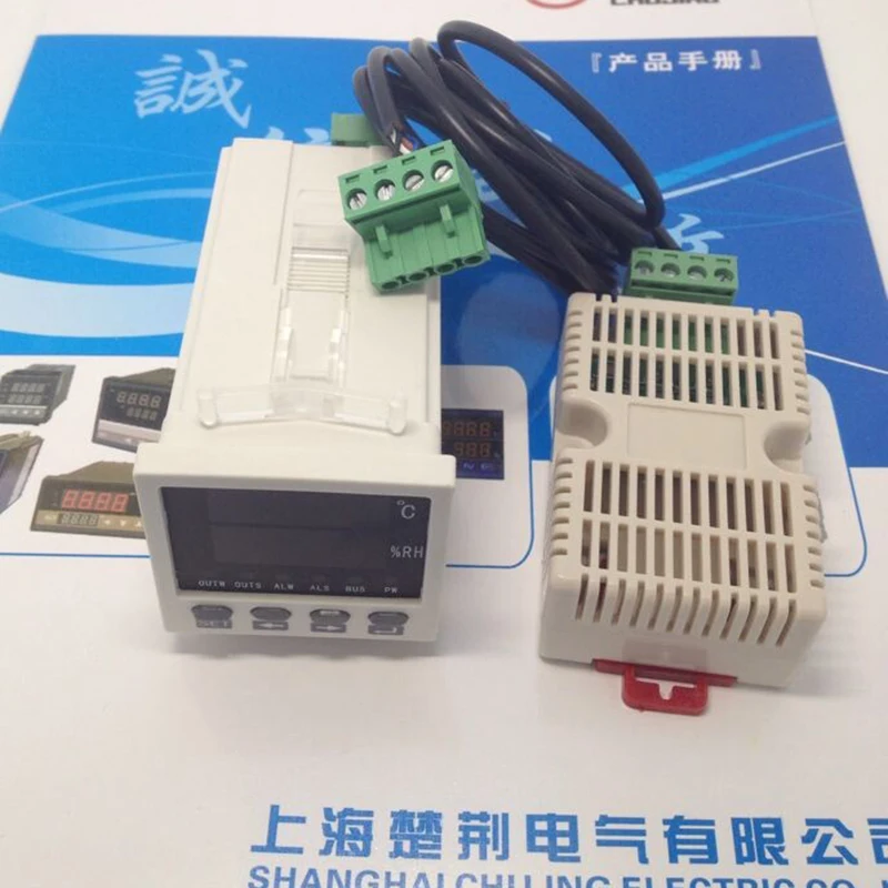 

48x48x110mm temperature and humidity controller of air in stocks include temperature and humidity sensor