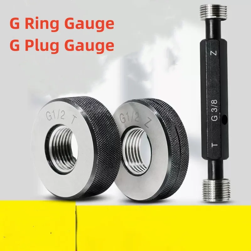 

1pcs Taper Pipe Thread Plug Gauge / Thread Ring Gauge Measure Tool G1/8 G1/4 G3/8 5/8 1/2 3/4 Measuring Tool