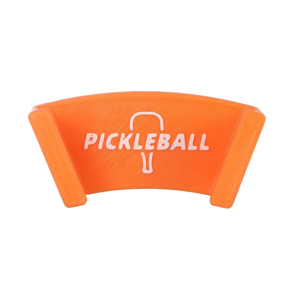 Wall Mounted Pickleball Racket Wall Rack Self-adhesive Plastic Pickleball Paddle Holder Punch-Free Durable
