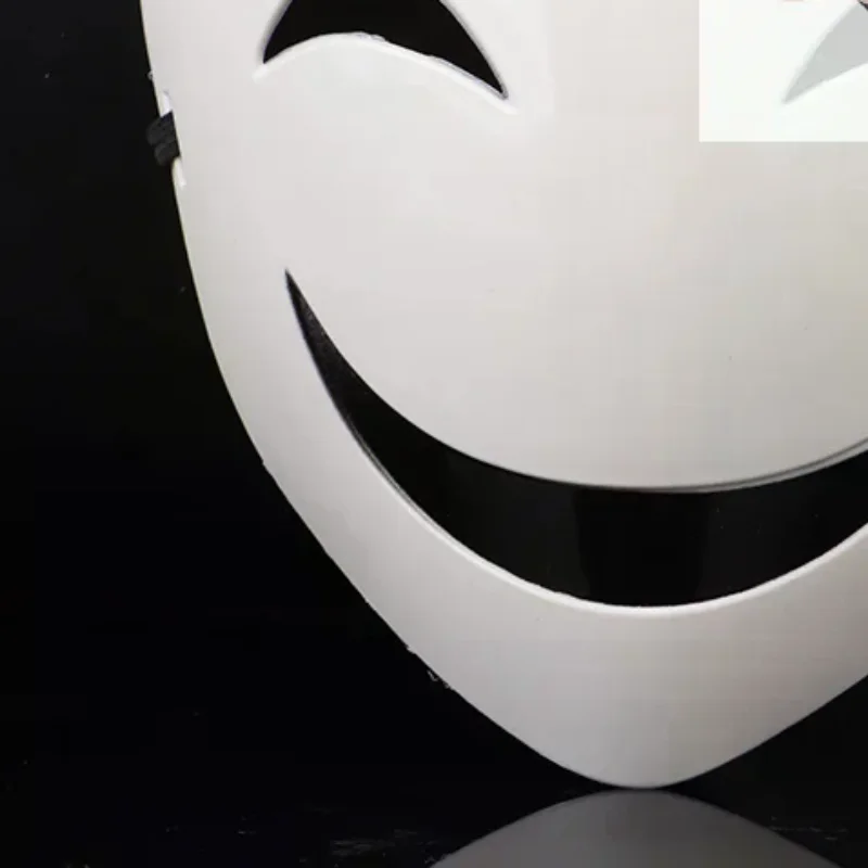 

Adults Japanese Anime Black White Visible Adjustable Mask Helmet Cosplay