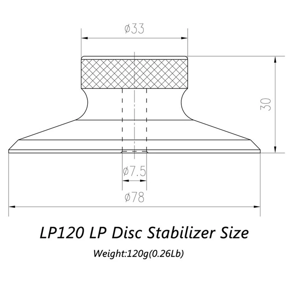 Record Weight Balanced Disc Stabilizer Vinyl Turntable Clamp Aluminum Vibration Reducer for LP Record Weight Player Accessories