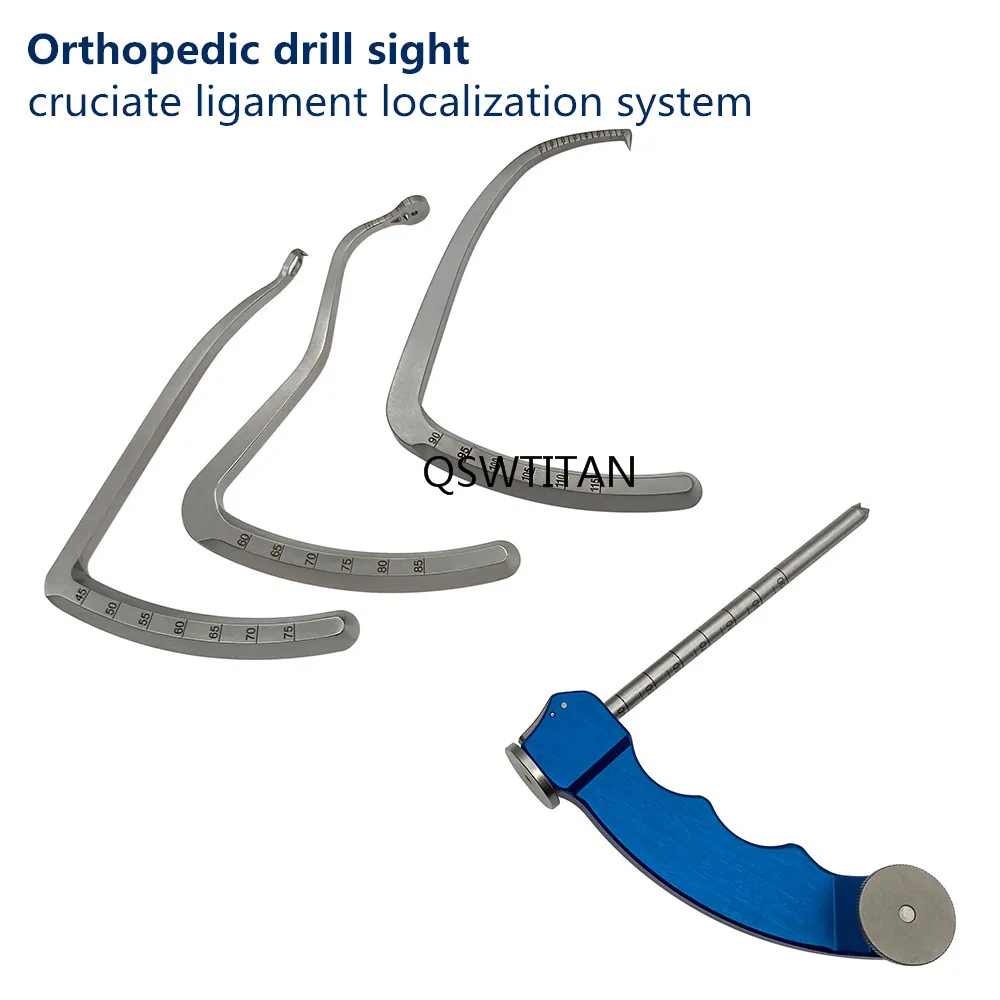 Orthopedic Adjustable C-type Drill Guide Sight Femoral Tibia Aimer Guider for Knee Ligament Shoulder Surgery