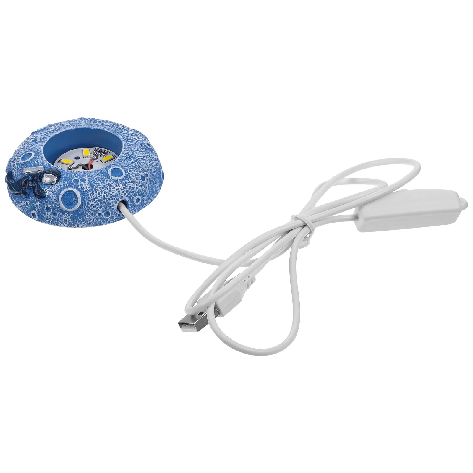 

Lighted Crystal Display Stand Resin White Base LED Holder for Glass Decoration Night Light Base Crystal Display Stand