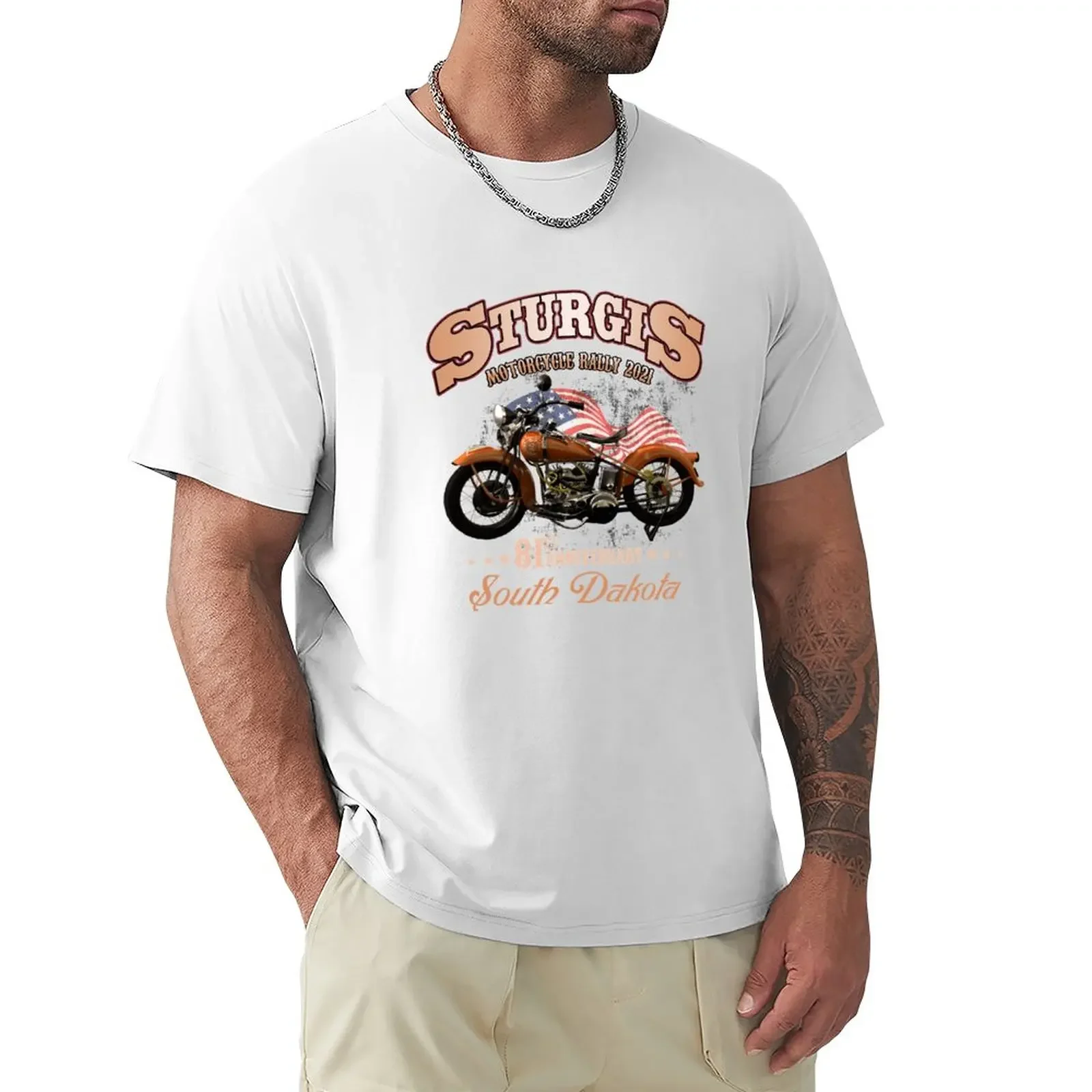 Sturgis Motocycles rally 2021 shirt 81st anniversary shirt T-Shirt anime funnys mens graphic t-shirts pack