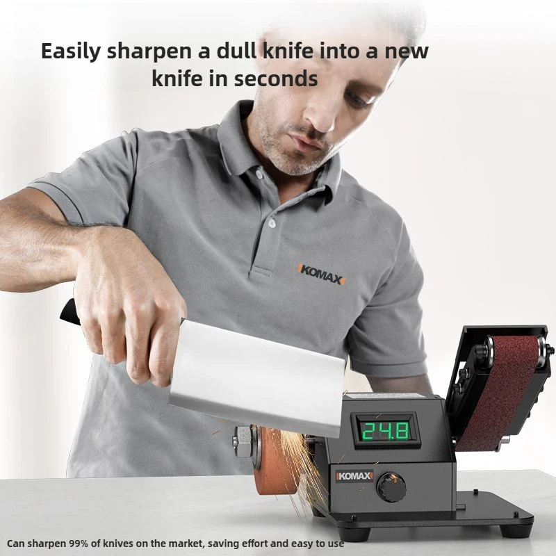 Automatic Knife Sharpener Portable Household Cutter Grinder Electric Belt Sander Grinding Wheel Machine Quick Sharping Tools