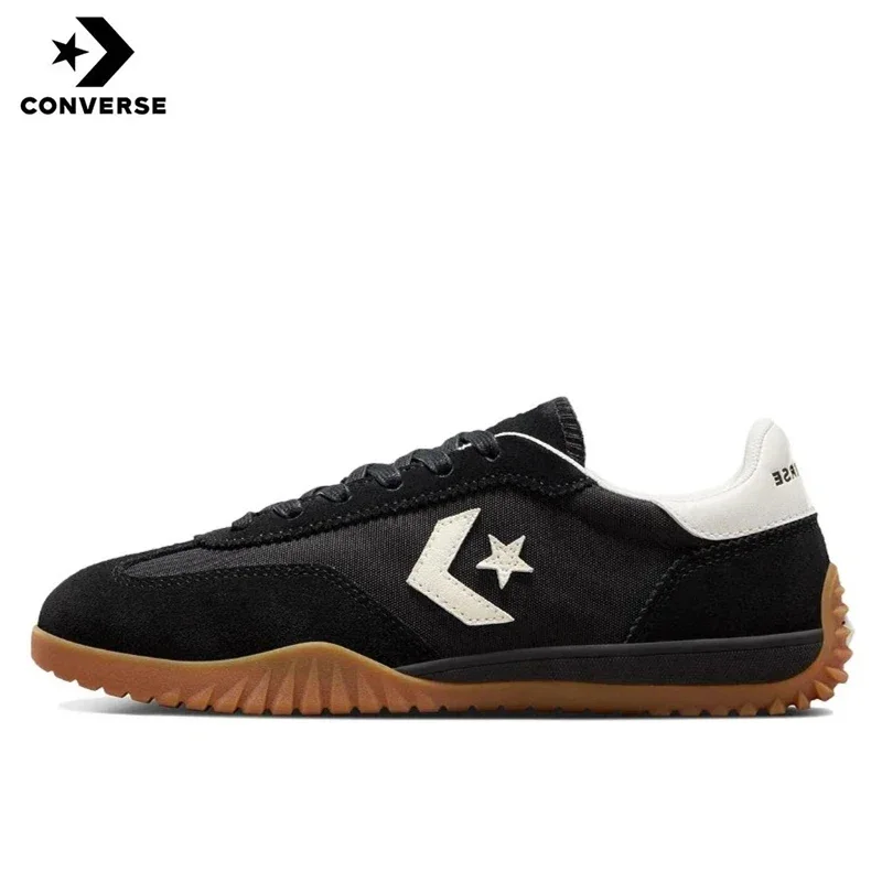 Converse Run Star Trainers Men and Women Skateboard Shoes Leathers Non-slip Low-top Outdoor Vintage Sneaker Pack Shoes