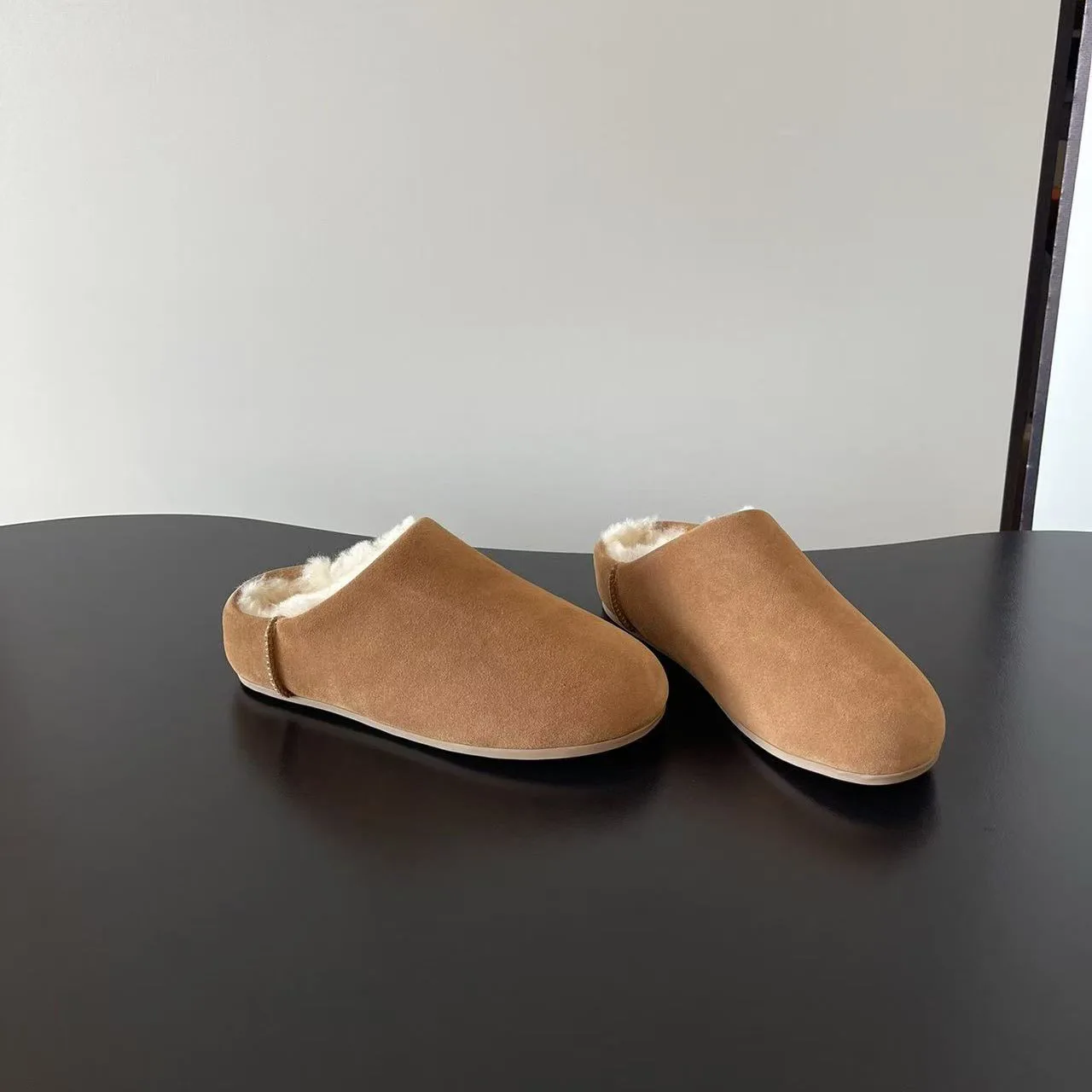 

Fashion Casual Leather Warm Solid Color Flat Bottomed Round Toe Winter Women's Snow Boots