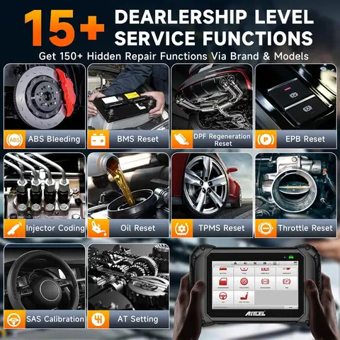 ANCEL V5 BT OBD2 ऑटोमोटिव द्विदिश स्कैन टूल पूर्ण सिस्टम सक्रिय परीक्षण 15+ रीसेट वायरलेस OBD2 स्कैनर कार डायग्नोस्टिक टूल 10 best sales थिंकड्राइवर - №9