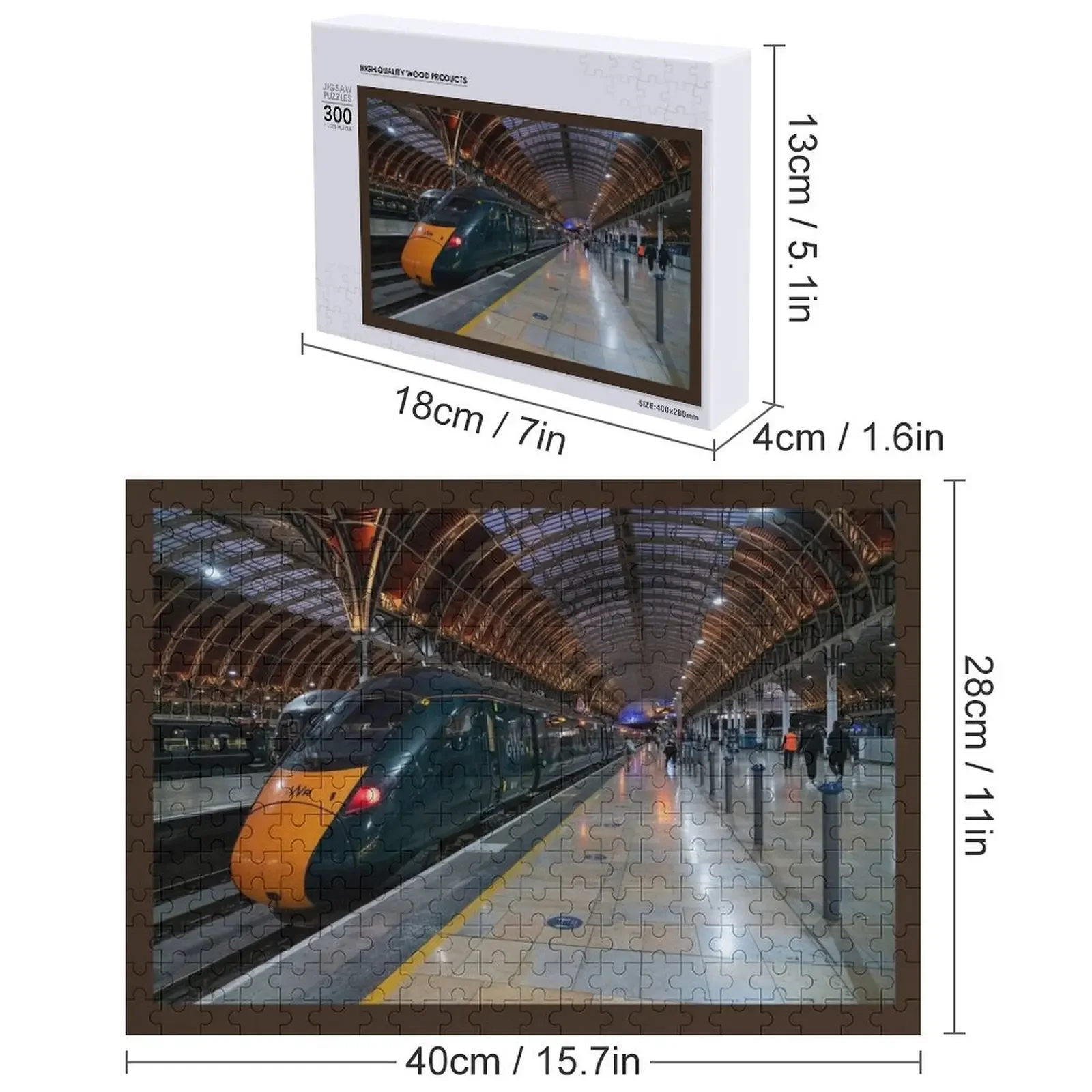 ตัวต่อจิ๊กซอว์ไม้ลายแพดดิงตัน ไออีที ไนท์ส สำหรับผู้ใหญ่ ของเล่นปรับแต่งได้