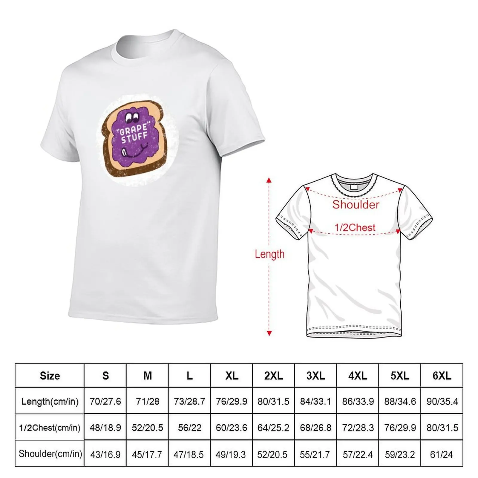 Retro PB&J Sticker T-Shirt funny t shirts man black cotton t-shirt plain for man package t shirt man plain T-shirt