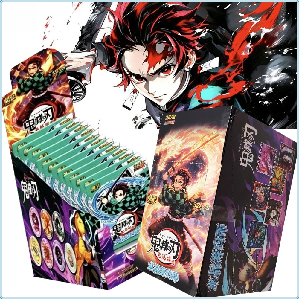 carte-da-collezione-anime-popolari-demon-slayer-adesivi-raffinati-di-kochou-shinobu-e-kamado-tanjiro-carte-da-poker-giocattolo-regalo