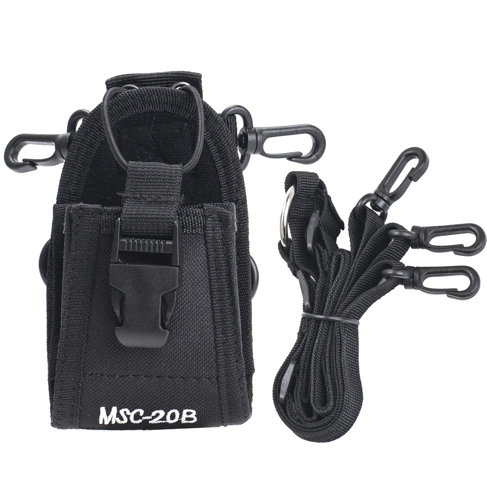 Durable Nylon MSC-20B Two Way Radio Carry Case for Baofeng Walkie Talkie UV-5R UV-82 UV9R Plus UV-888s Accessories