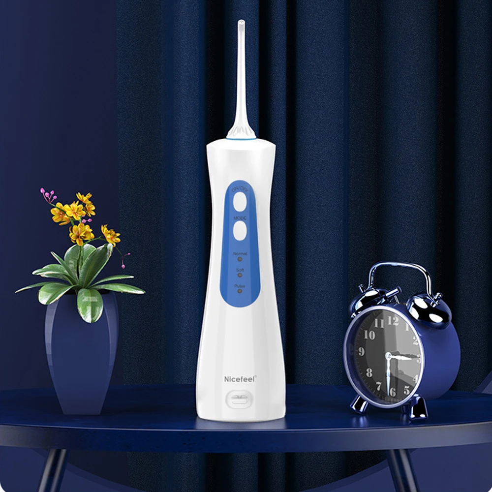 Professional Dental Floss Oral Irrigator USB Water Jet Flosser Pick Irrigation IPX7 Teeth Cleaner Mouthwash Dispenser Device