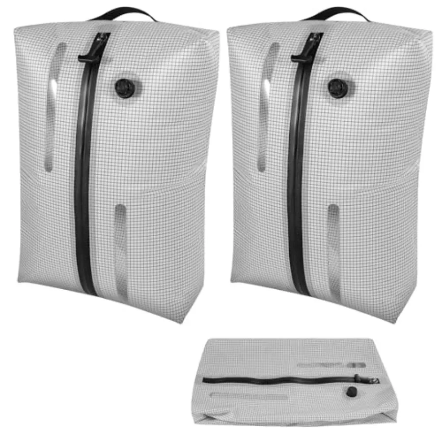 

Многоразовые вакуумные компрессионные пакеты из ТПУ для путешествий - водонепроницаемые пакеты для экономии места в багаже, чемоданах, рюкзаках, органайзеры для хранения, 2 шт.