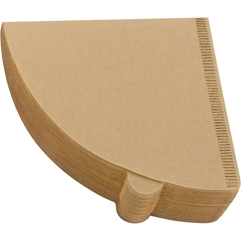 Cone Coffee Filter,Paper Filters Unbleached Natural Brown Disposable Coffee Filter for Pour Over and Drip Coffee Maker