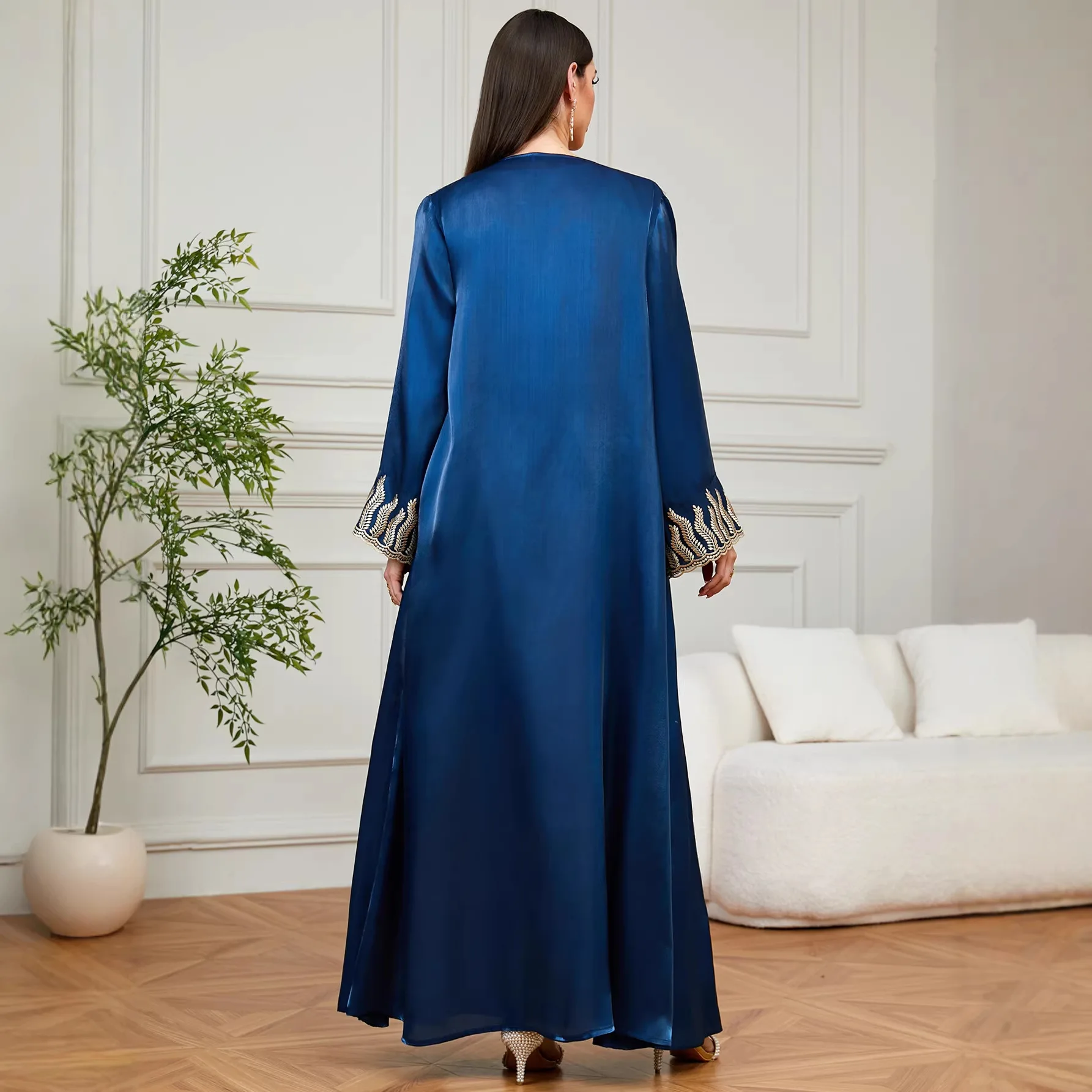 

Fashion Muslim Sets for Women Ramadan Prayer Dress Modest Dresses Eid Dubai Abaya Female Islam Clothing Elegant Party Clothes