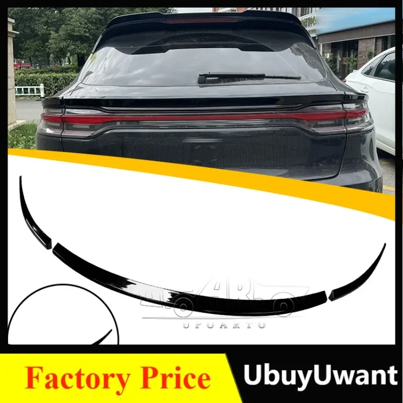 

Professional Car Spoilers Factory Produce ABS Rear Upper Deck Trunk Lid Middle Spoiler For Porsche Macan 2019-2021