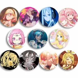 Hot Game Project SEKAI Soft Button Pin Lover Cartoon Character Jewelry Brooch Clothes Bag Creative Badge Backpack Hat Decor Gift