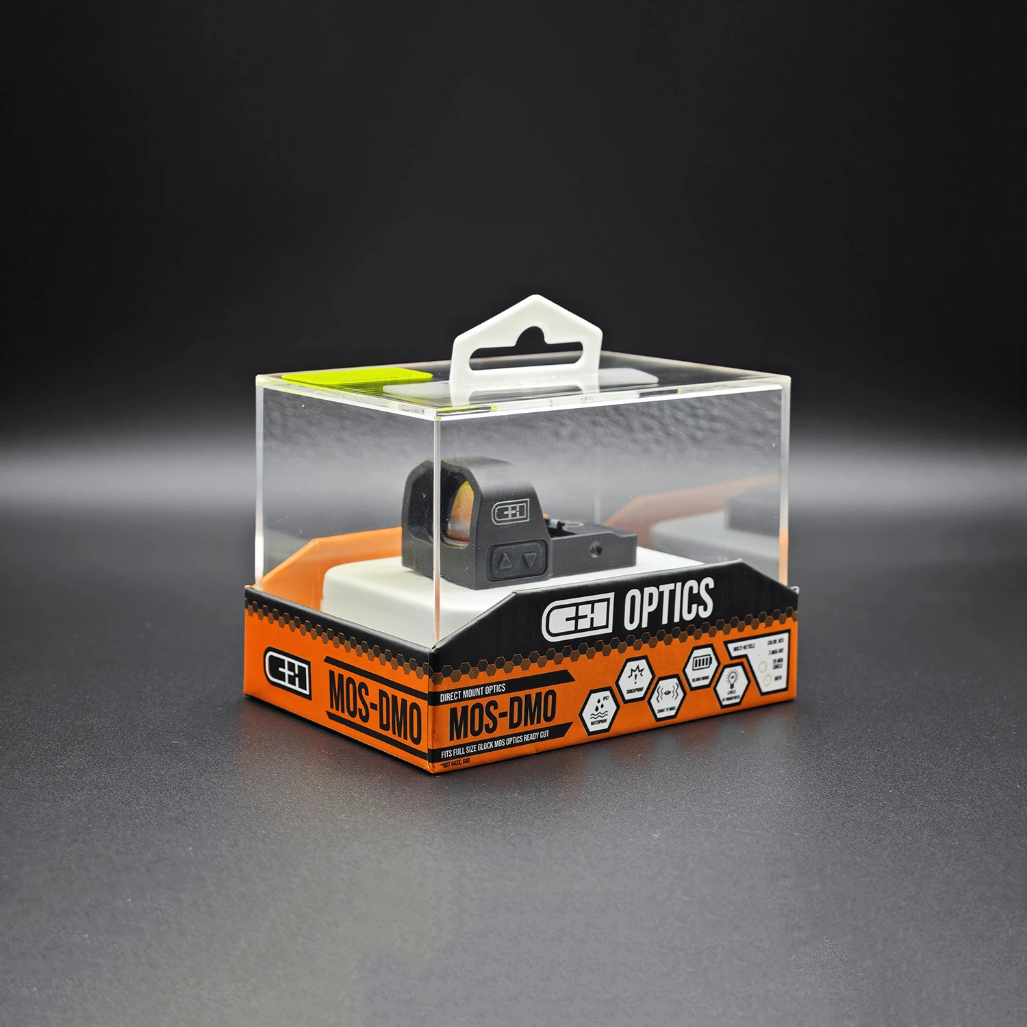 C&H EDC ريد دوت ريفلكس البصر 1x16 مللي متر عدسة 3 MOA قطعة واحدة ألومنيوم أسود RD-EDC-RD-RMSC 10 مستويات سطوع #5