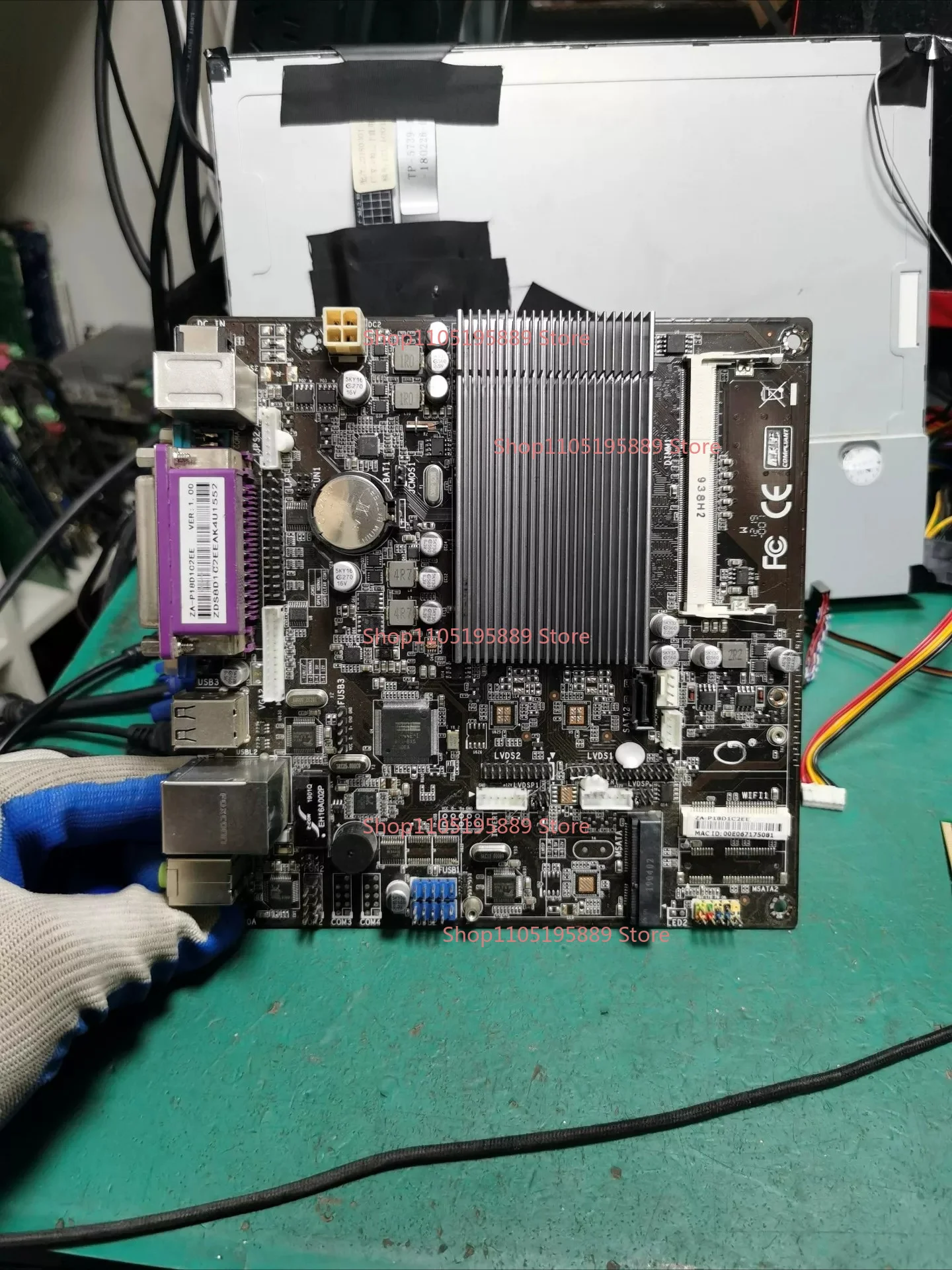 For ZA-P18D1C2EE Main Board J1800 Processor ZA-P1