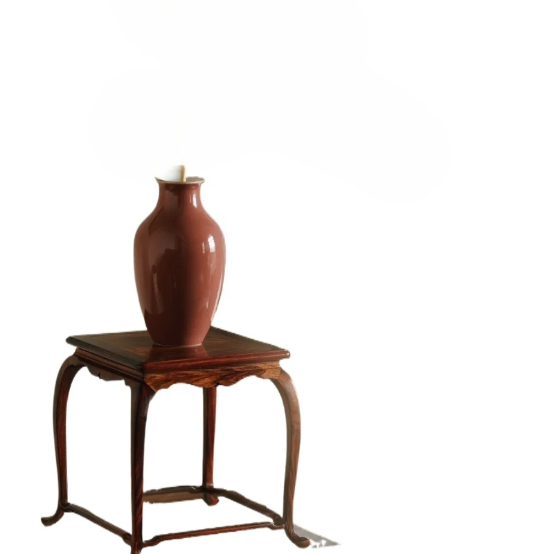 

Big red rosewood flower table tea set rack flower rack