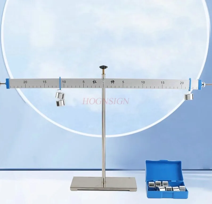 1set Leverage ruler and bracket simple balance experimental equipment, principle of lever balance, student teaching