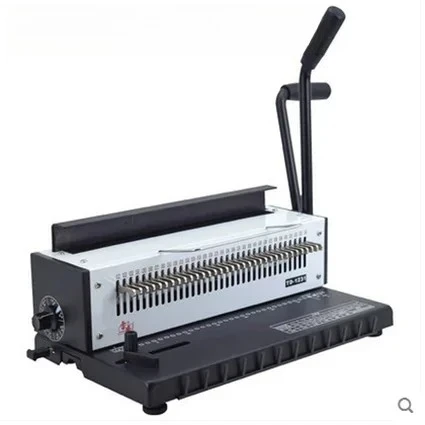 TD-1231 Iron Ring Binding Machine Double Coil Binding Machine Full Drawing Knife 34 Hole Wall Calendar Punching Machine