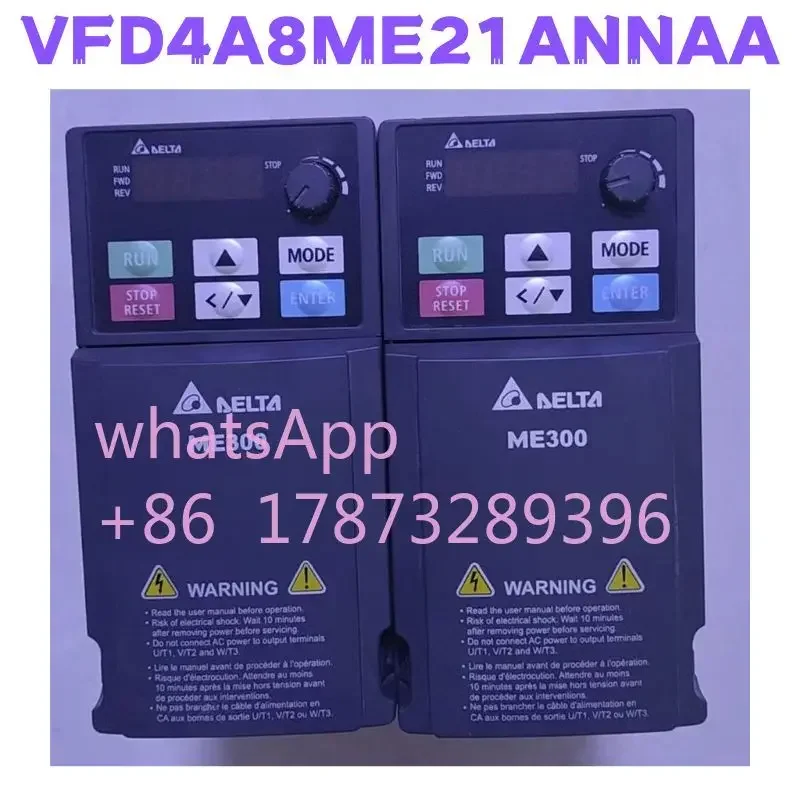 

Second-hand VFD4A8ME21ANNAA Inverter Tested OK