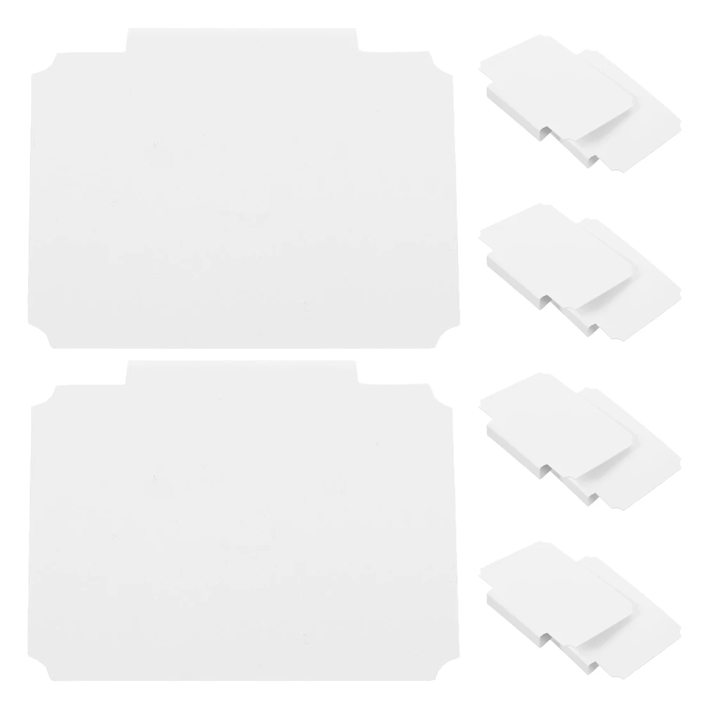 

10 Pcs Label Holder Basket Labels Clip Bin for Storage Bins on Baskets Clips Pvc